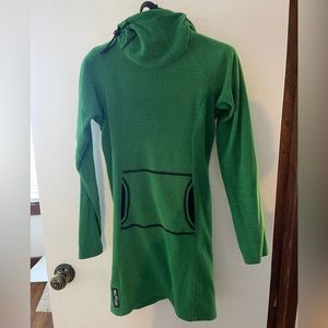 Green Melanzana hoodie dress size XS excellent condition